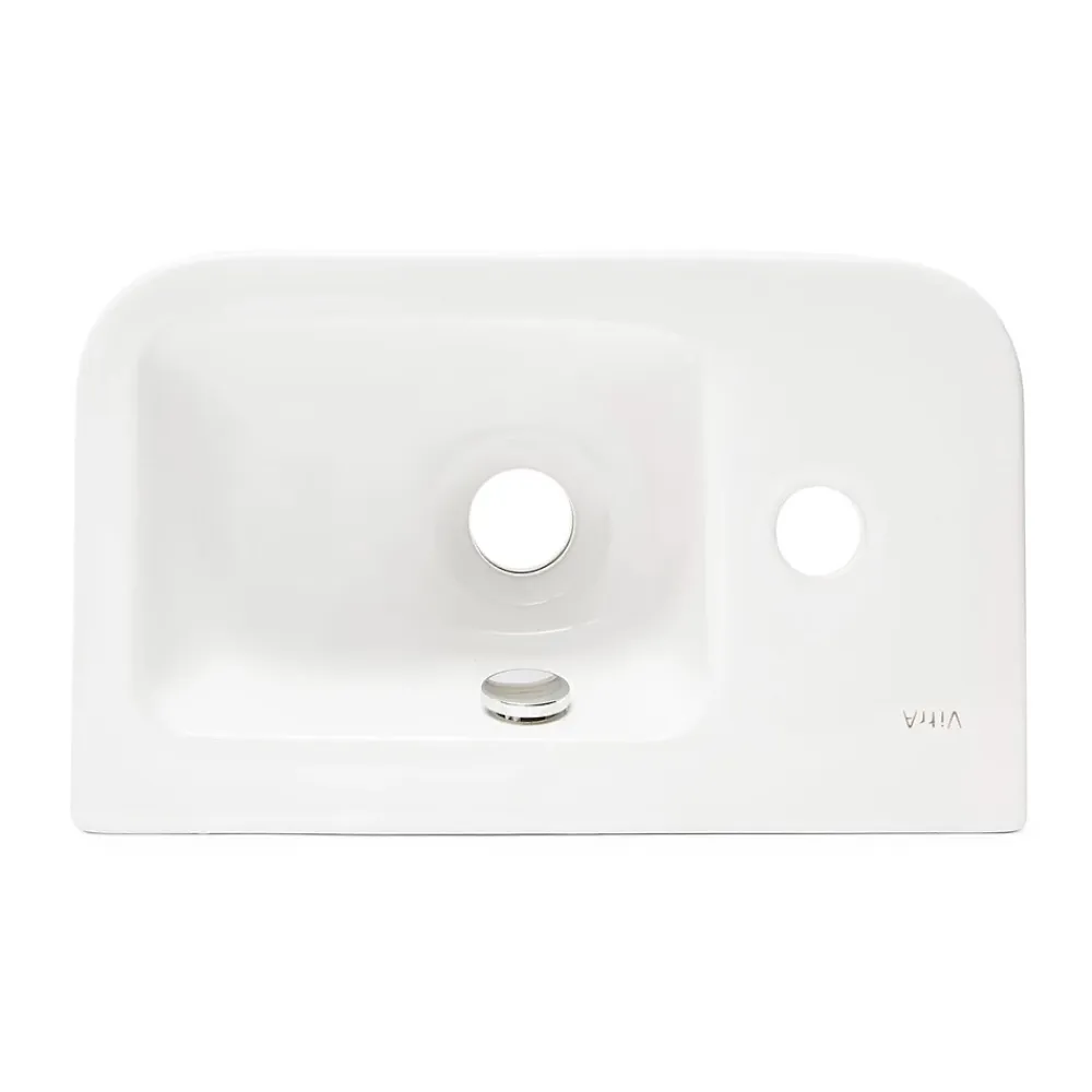 Vitra Intégra Lave-mains 37x22 cm, trou pour robinet à gauche, blanc (7090-003-0028)