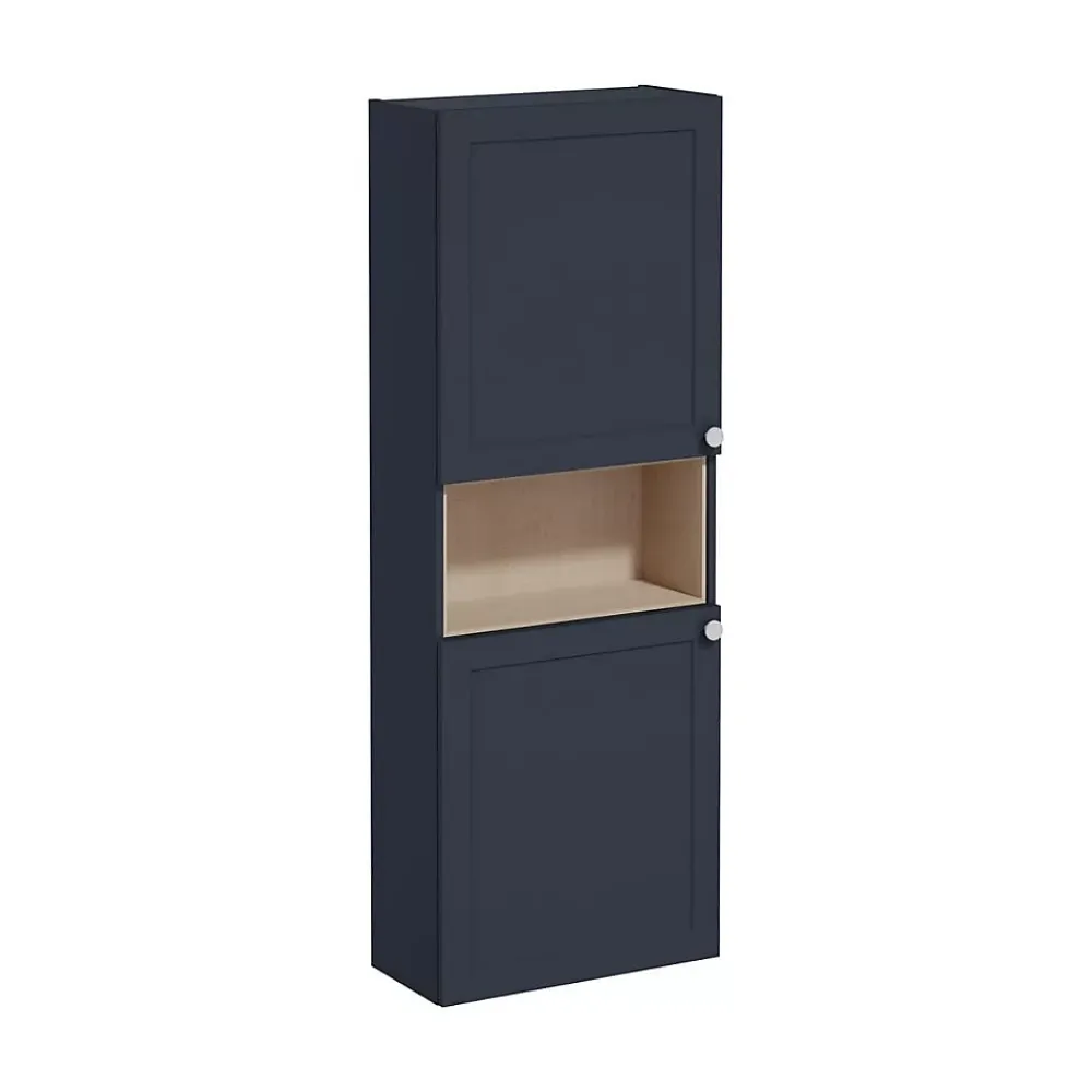 Armoire De Salle De Bains|Vitra Meuble de salle de bain bas Root 55x155x25 cm bleu mat (ROOTCN55TM)