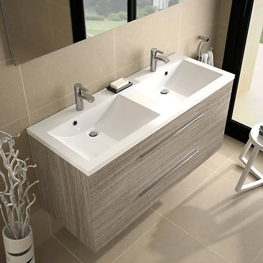 Vitra AquaHeat Bliss 240 2F colonne de douche cuivre avec mitigeur thermostatique et pomme de tête pluie ronde