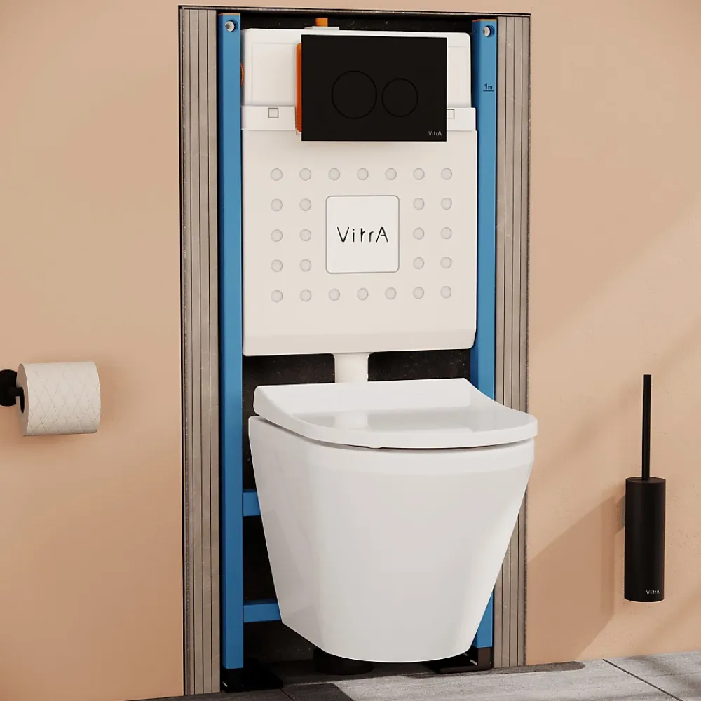 Wc Suspendu|Vitra Bâtisupport autoportant pour WC suspendu V-FIX EASY 3/6L 732580201TF