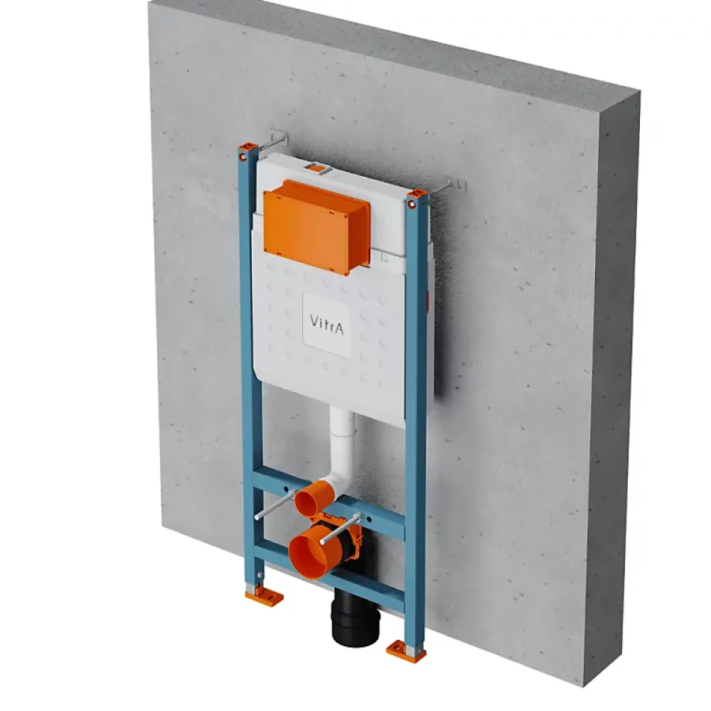 Wc Suspendu|Vitra Bâtisupport pour WC suspendu sol-murV-FIX CORE 3/6L 732580001