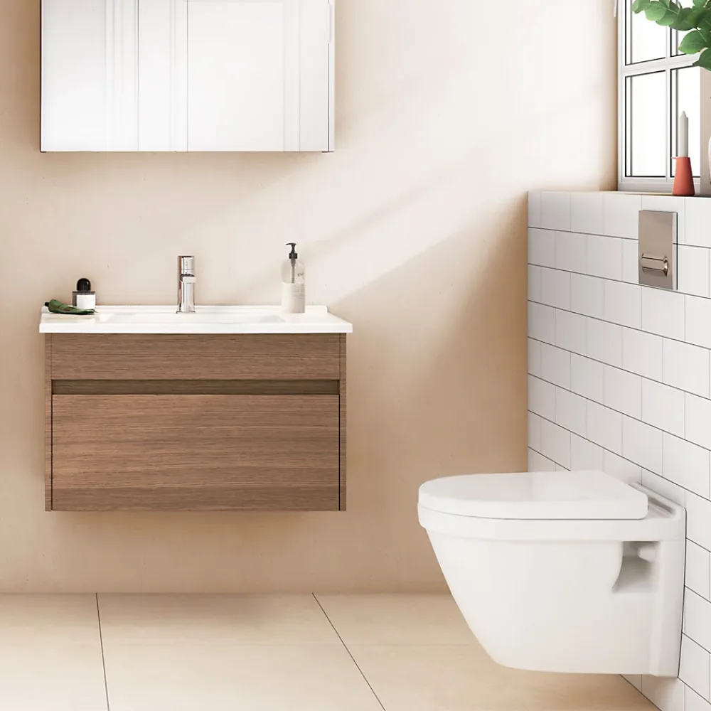 Wc Suspendu|Vitra Pack WC S50 suspendu cuvette carénée et bati support mur porteur avec plaque Blanche