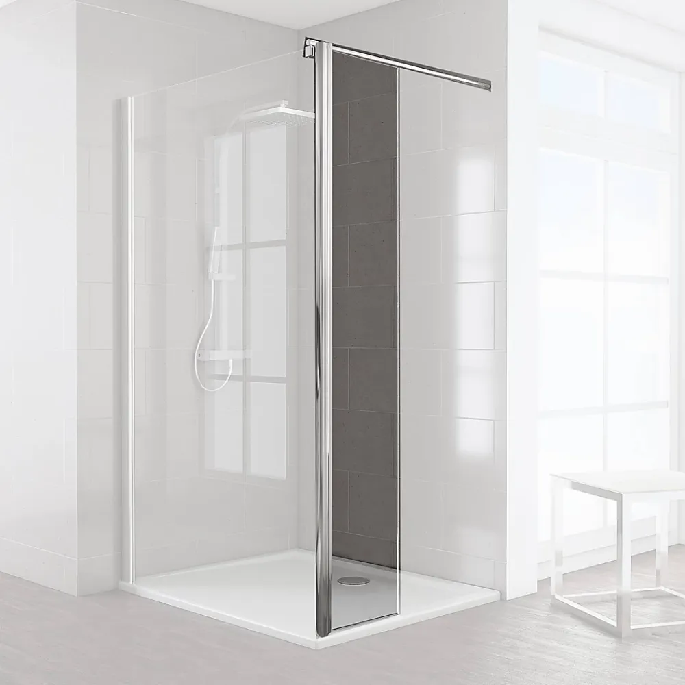 Volet additionnel pour paroi de douche fixe 8 mm