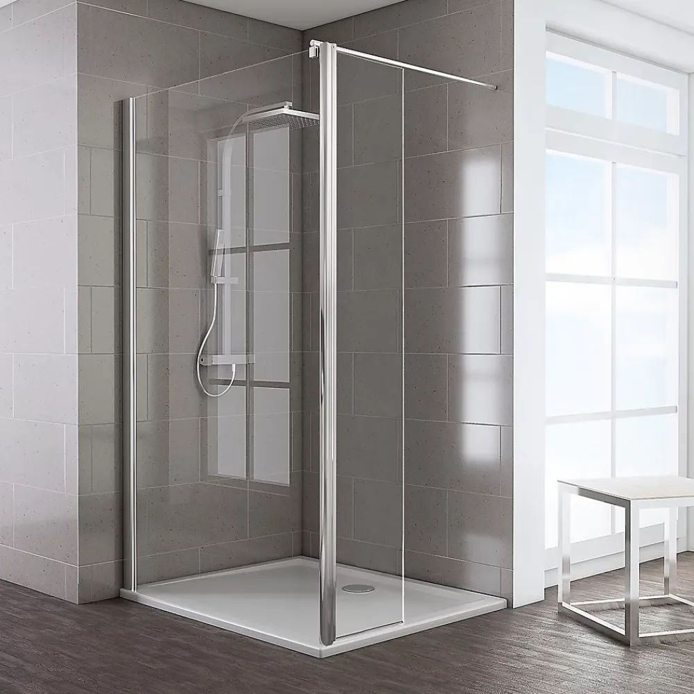 Volet additionnel pour paroi de douche fixe 8 mm