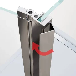 Volet additionnel pour paroi de douche fixe 8 mm