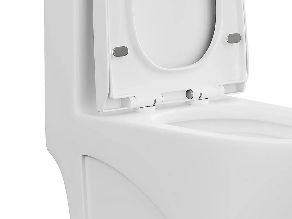 Wc À Poser|Vente-unique WC à poser blanc mat en céramique - Evacuation horizontale - NAGILAM