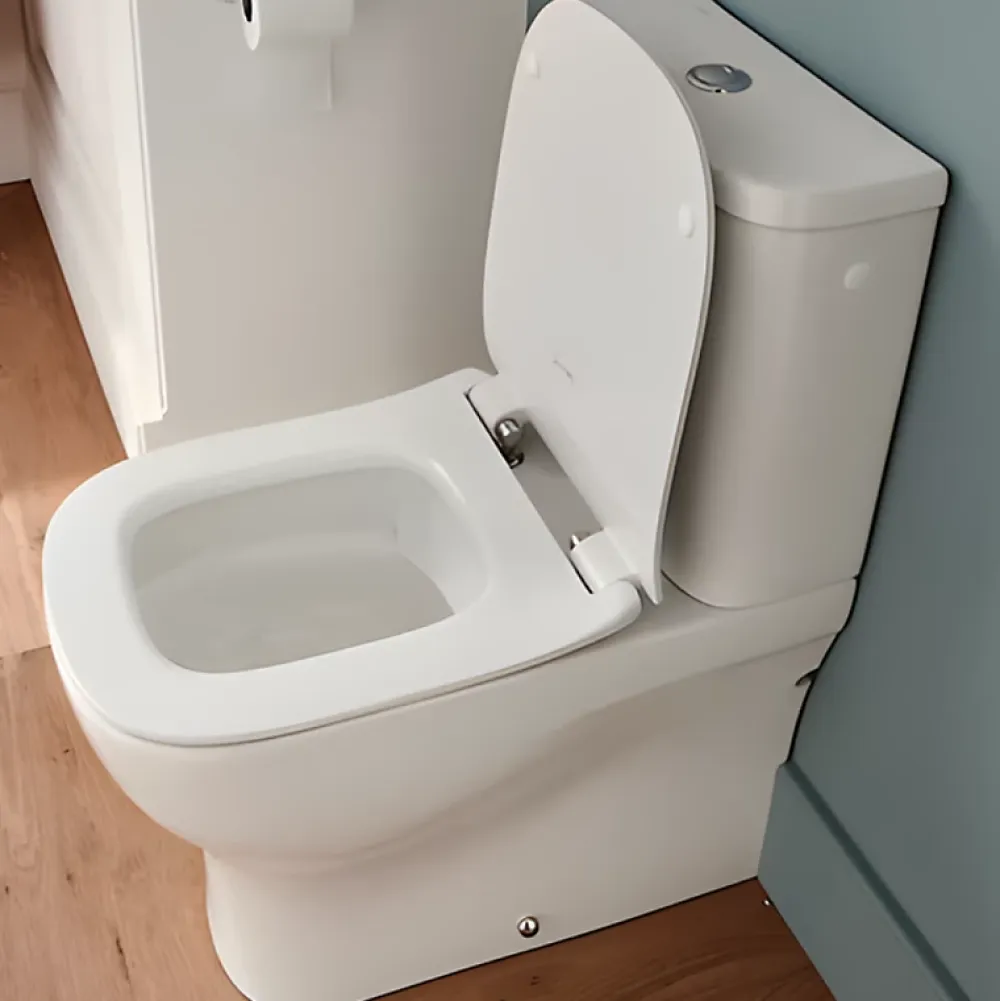 Wc À Poser|Jacob Delafon WC à poser compact sans bride sortie universelle avec abattant extra-plat, déclipsable et frein de chute