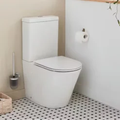 Wc À Poser|Jacob Delafon WC à poser sans bride sortie universelle Rodin+ avec abattant frein de chute + nettoyant