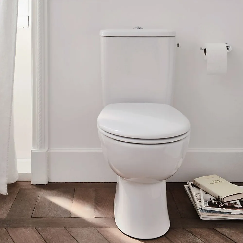 Wc À Poser|Jacob Delafon WC à poser sans bride sortie horizontale Gaspard avec abattant frein de chute et déclipsable + gel WC