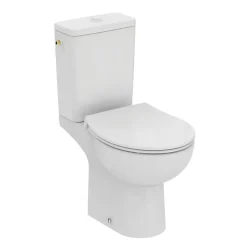 Wc À Poser|Ideal Standard WC à poser sans bride sortie horizontale TIRSO RimLS+ avec abattant frein de chute