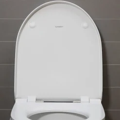 Duravit WC à poser sortie horizontale No.1 avec abattant frein de chute