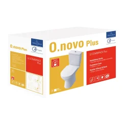 Villeroy & Boch WC à poser VILLEROY ET BOCH O.novo avec abattant frein de chute déclipsable + nettoyant Briochin