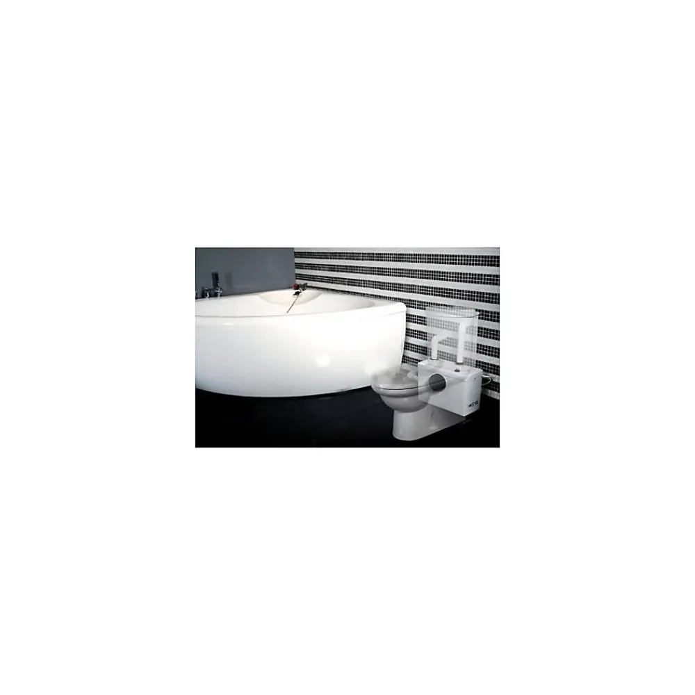 Bsf wc Broyeur adaptable 600 watts, Broyeur toilette -100 pour salle de bain ou WC, marque Française