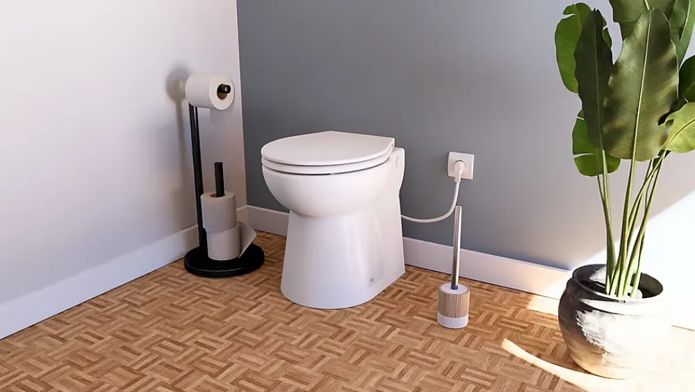 Setsan C WC broyeur compact puissance 500 W l.3670 x P.500 x H.460 mm