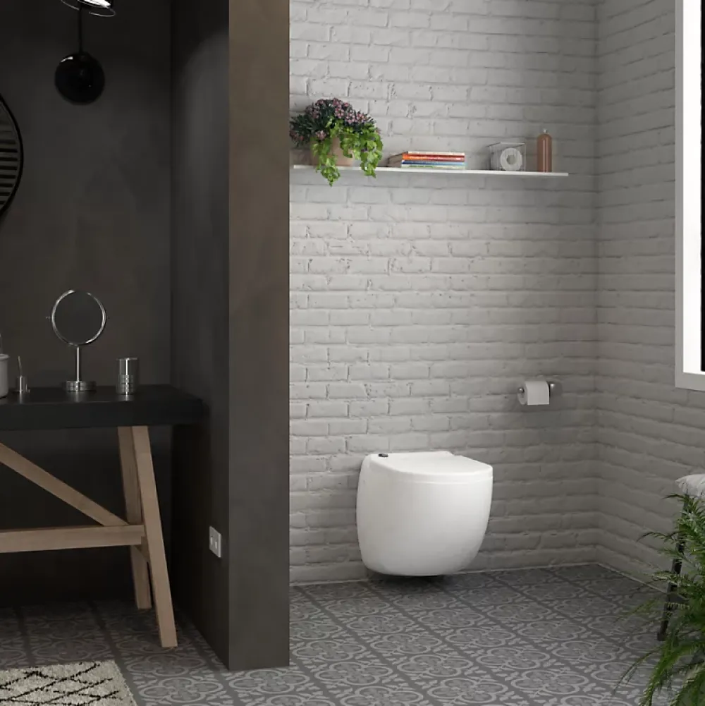 Watermatic WC broyeur suspendu W40SP Silence avec abattant