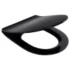 Schulte Wc Déclipsable - Avec Frein De Chute - Lunette Et Couvercle - Duroplast - Noir