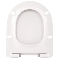 Schulte Wc Déclipsable -avec Frein De Chute - Lunette Et Couvercle - Duroplast - Blanc