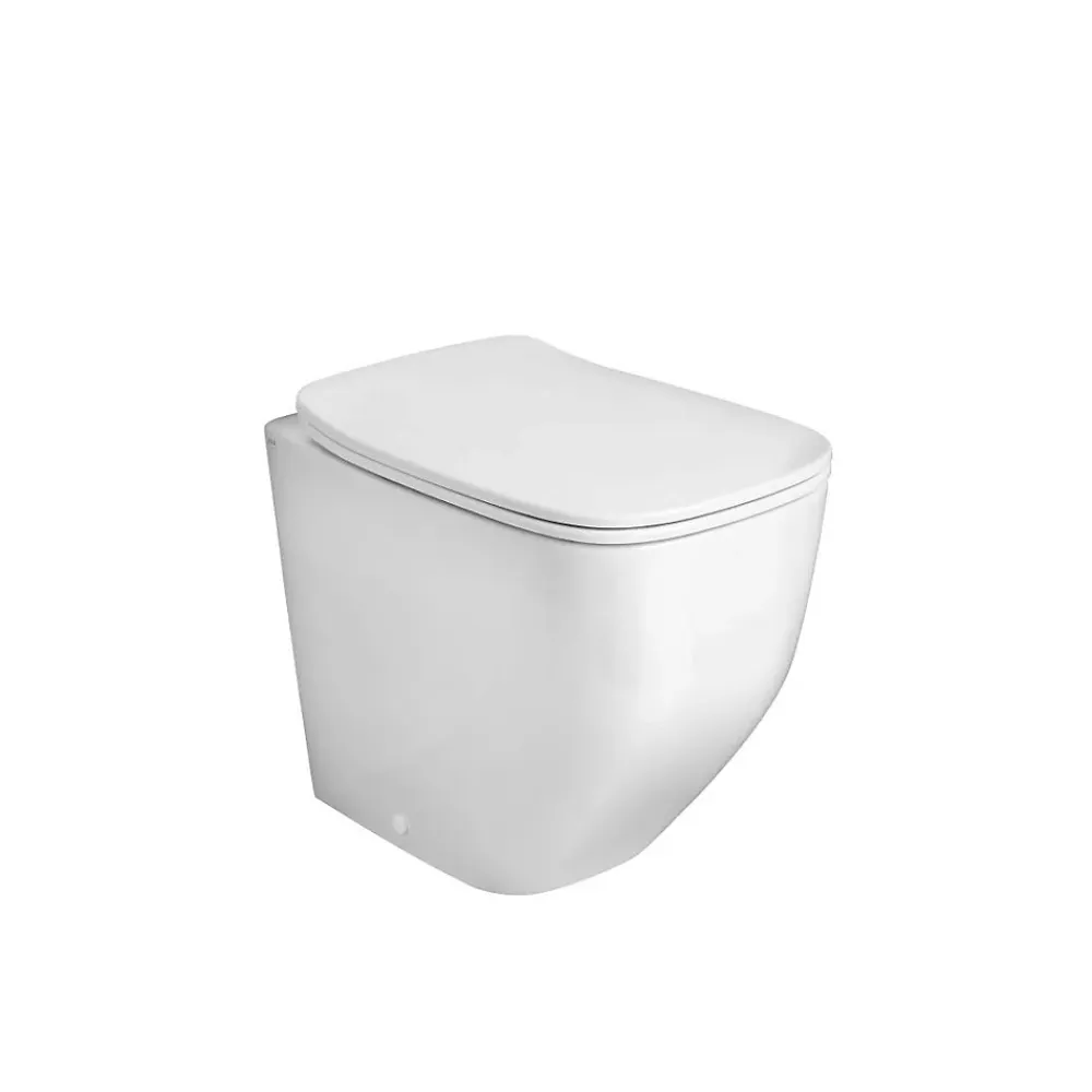 Wc À Poser|Kiamami Valentina Wc Sur Pied Encastré Blanc Poli Mozart