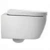 Wc Suspendu|Bernstein WC suspendu à fond creux sans bride NANO protection - abattant Softclose - NT2038