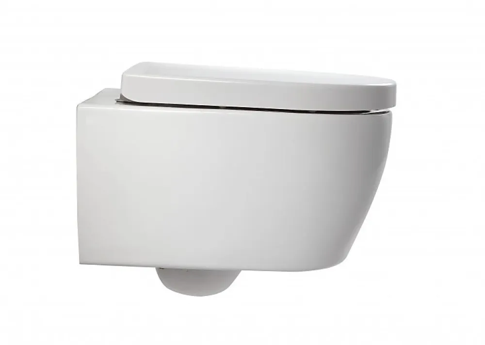 Wc Suspendu|Bernstein WC suspendu à fond creux sans bride NANO protection - abattant Softclose - NT2038