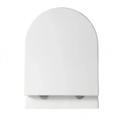 Wc Suspendu|Bernstein WC suspendu à fond creux sans bride NANO protection - abattant Softclose - NT2038