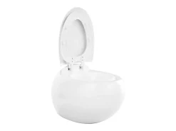 Vente-unique WC suspendu blanc en céramique - HURO II