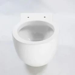 Wc Suspendu|Rue Du Bain WC Suspendu Compact Avec Abattant Céramique Blanc - 50x41 cm - Charm