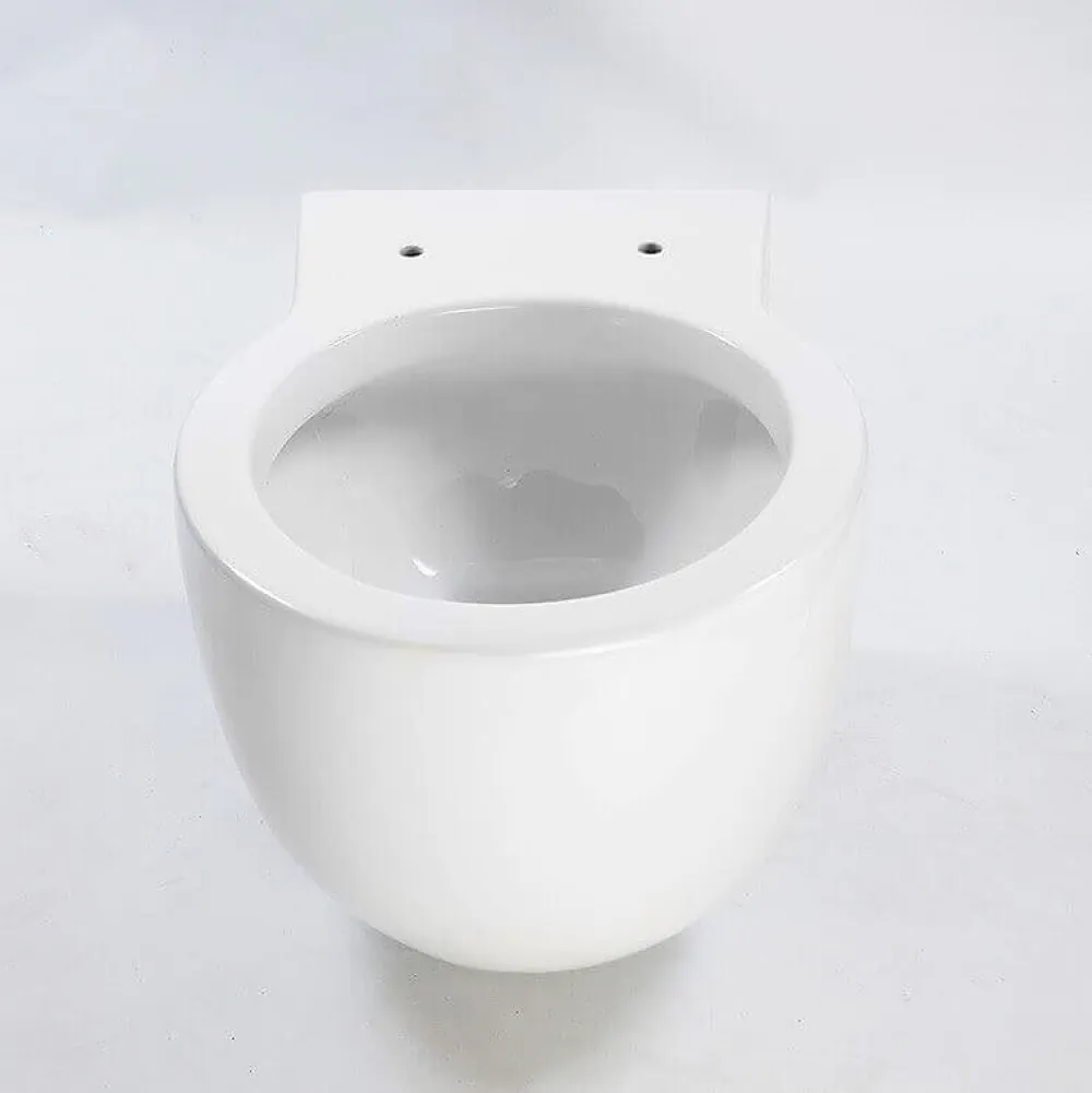 Wc Suspendu|Rue Du Bain WC Suspendu Compact Avec Abattant Céramique Blanc - 50x41 cm - Charm