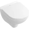 Villeroy & Boch WC suspendu compact sans bride O.novo VILLEROY ET BOCH 36 x 49 cm + abattant