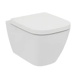 Ideal Standard WC suspendu compact sans bride I.Life S RimLS+ avec abattant frein de chute
