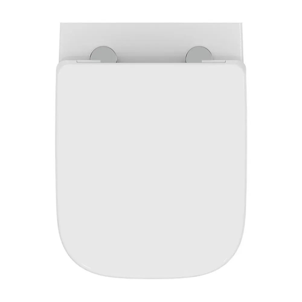 Ideal Standard WC suspendu compact sans bride I.Life S RimLS+ avec abattant frein de chute