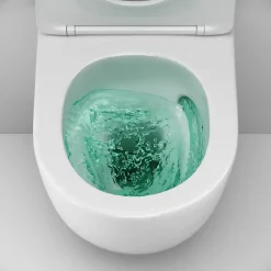 Wc Suspendu|Am.Pm Europe WC suspendu céramique sans bride cuvette WC suspendu sans bord AquaSpin abattant amov. frein chute softclose, blanc AM.PM Like