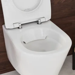 Wc Suspendu|Jacob Delafon WC suspendu sans bride Bastille caréné + abattant