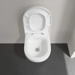 Wc Suspendu|Villeroy & Boch WC suspendu sans bride VILLEROY ET BOCH Architectura + abattant + bati support GROHE + plaque de commande blanche