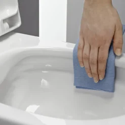 Badland WC Toilettes : cuvette blanche avec siège de toilette Slim Soft-Close