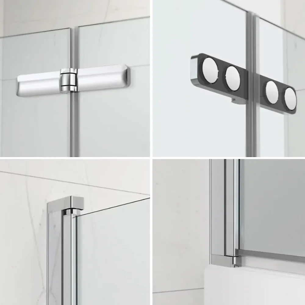 Baignoire Droite|Kolo by Geberit 170x70 cm Ensemble baignoire Opal Plus universelle +Pare baignoire pliable, 2 volets chrome + pieds (XWP1270000-SETP2)