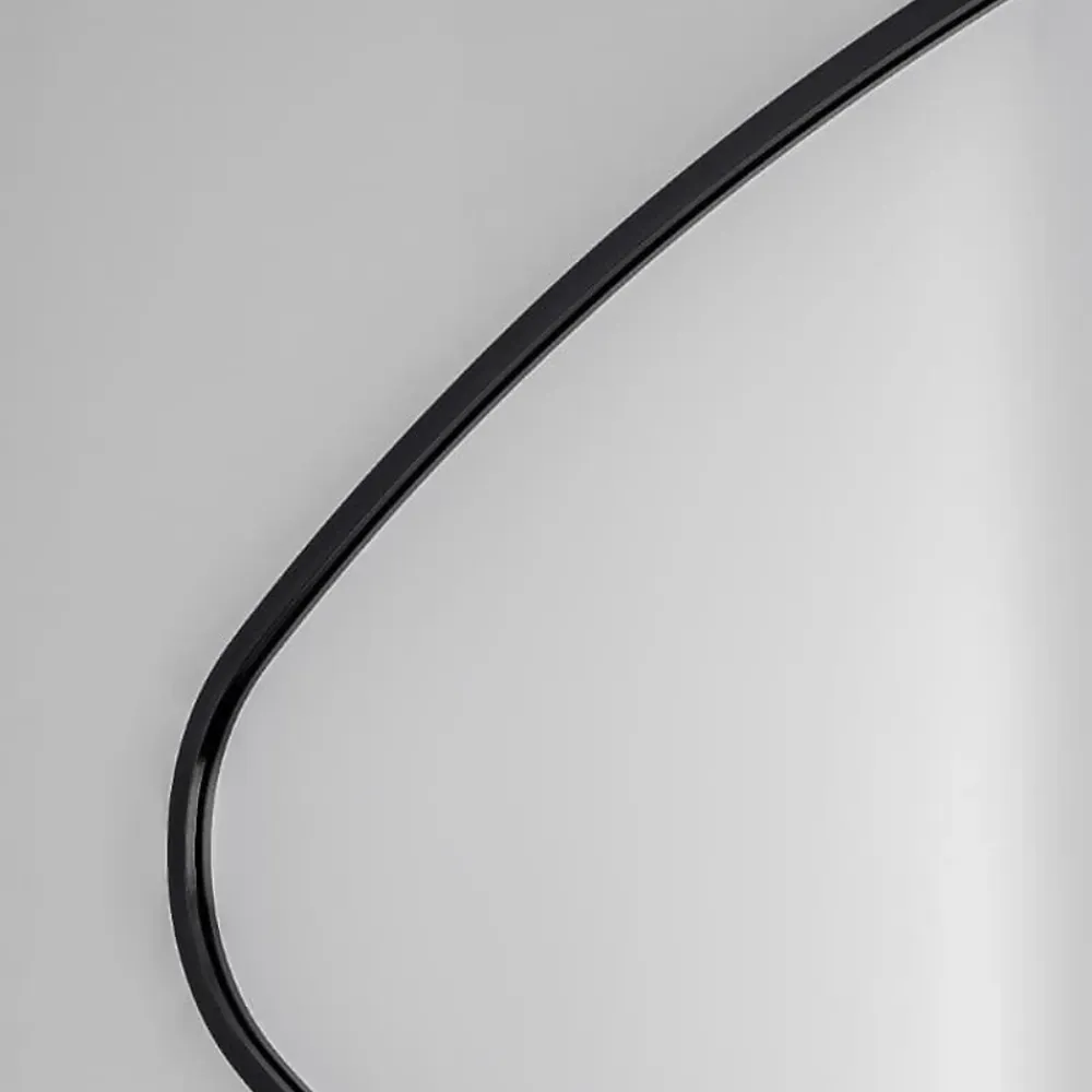 Swiss Aqua Technologies 51x80 cm Purity miroir suspendu asymétrique, cadre en aluminium, noir (SATZPURAS5180CE)