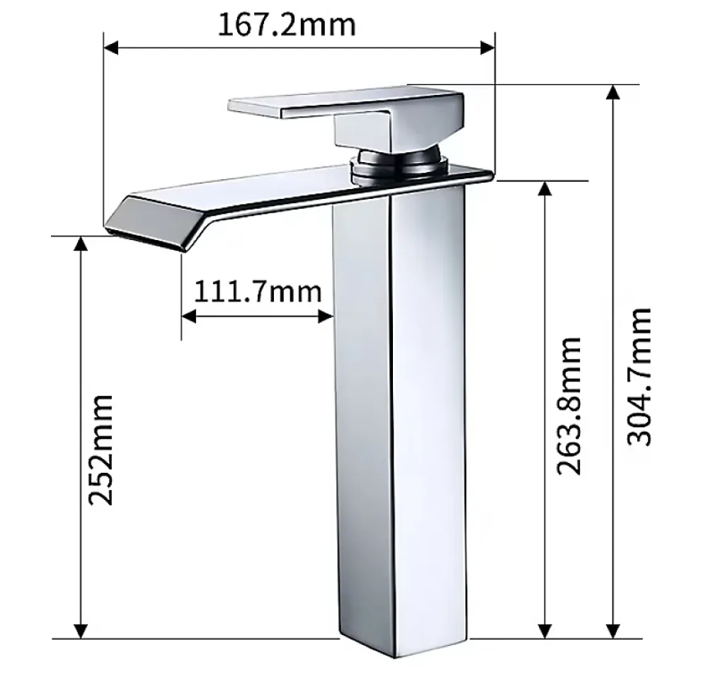 Robinet Lavabo Et Vasque|Homelody 2x Robinets Salle de Bain Cascade Mitigeurs de Lavabo Bec Haut Robinets de Lavabo Chromé Robinetteries pour Vasque Design Moderne