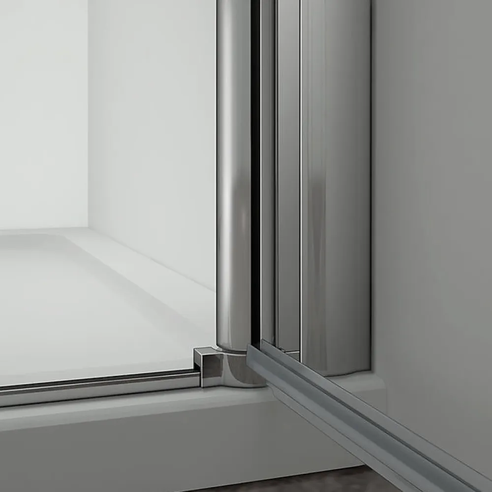 Porte De Douche|AICA Sanitaire 90x187cm Porte Pivotante Porte De Douche Paroi De Douche En Niche Verre Anticalcaire