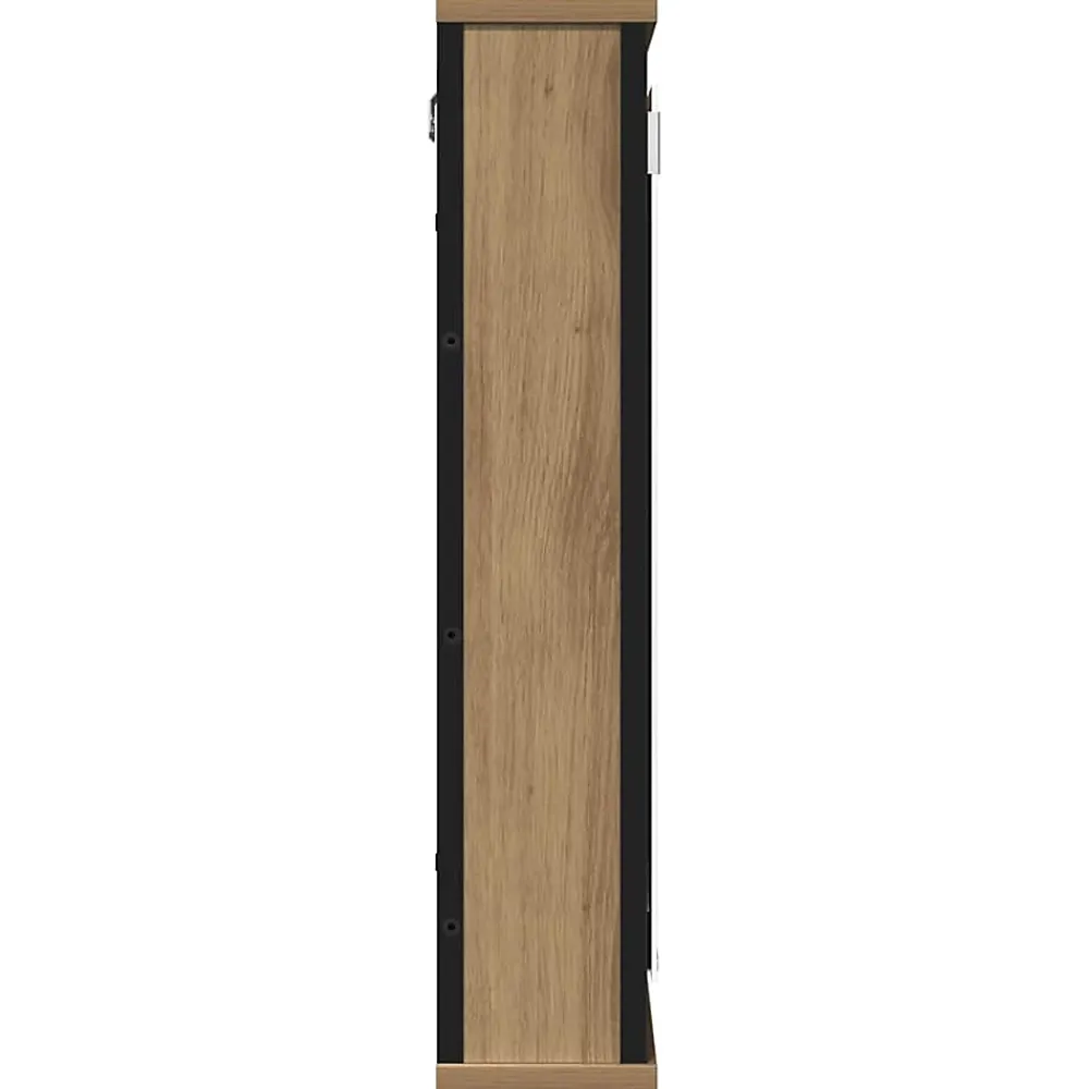 Meuble Wc|zmh Armoire à miroir de salle de bain chêne artisanal 42x12x60 cm