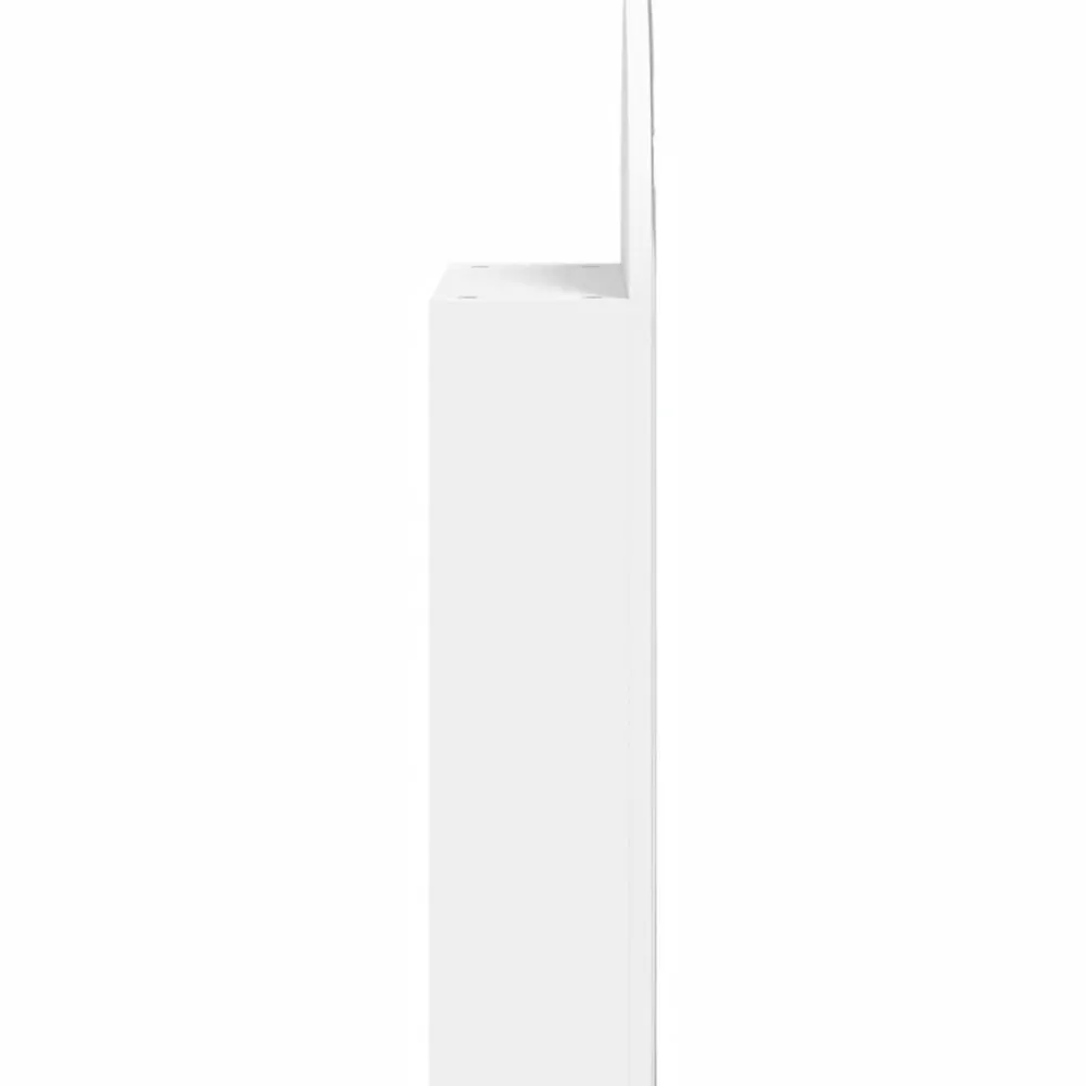 zmh Armoire de bain à miroir avec LED arquée blanc 42x13x70 cm