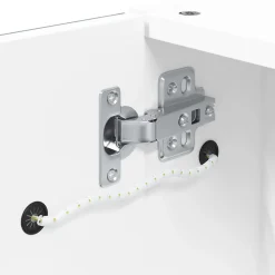 Meuble Wc|zmh Armoire de salle de bain à miroir avec LED blanc 60x13x52 cm