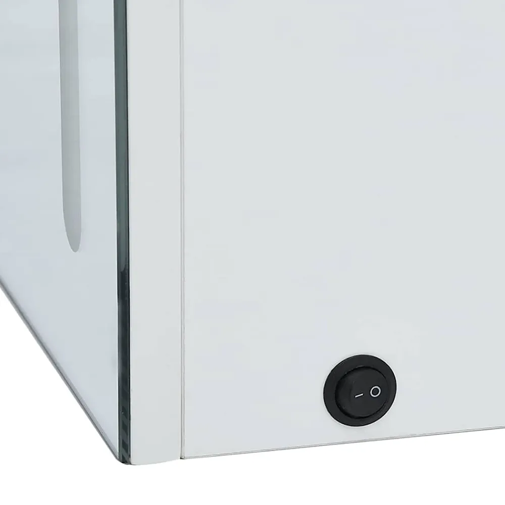 zmh Armoire de salle de bain à miroir LED 50x13x70 cm