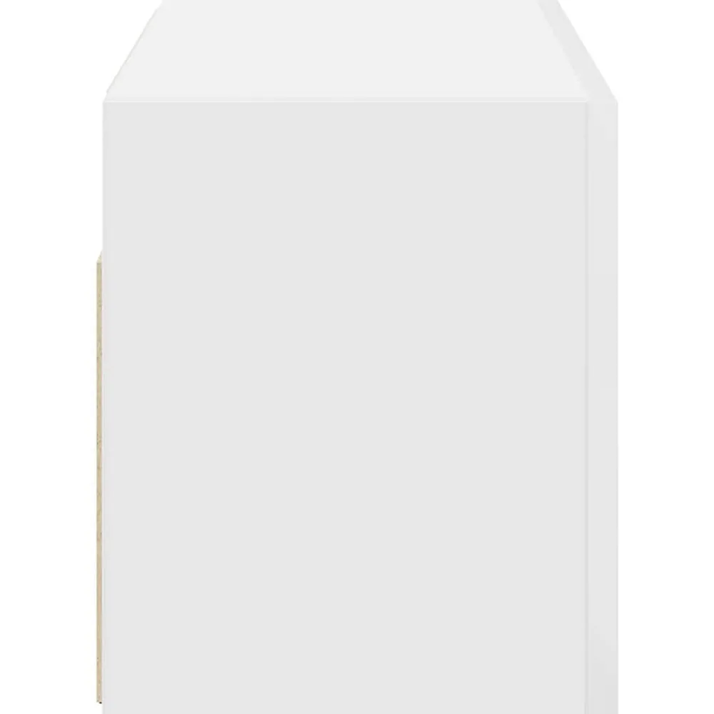 zmh Armoire murale de bain blanc 60x25x30 cm bois d'ingénierie