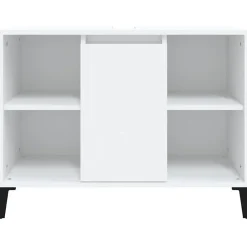 zmh Meuble d'évier blanc 80x33x60 cm bois d'ingénierie