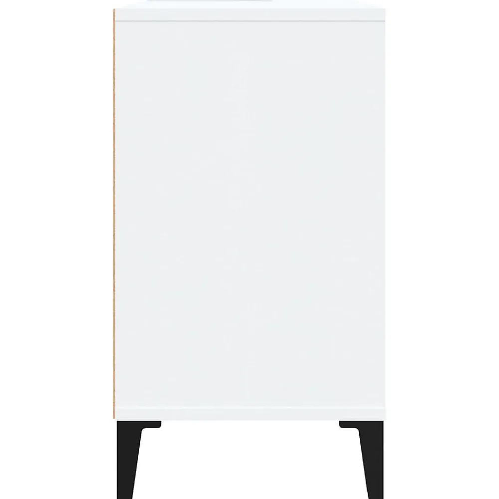 zmh Meuble d'évier blanc 80x33x60 cm bois d'ingénierie