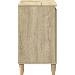 Meuble Wc|zmh Meuble d'évier chêne sonoma 58x33x60 cm bois d'ingénierie