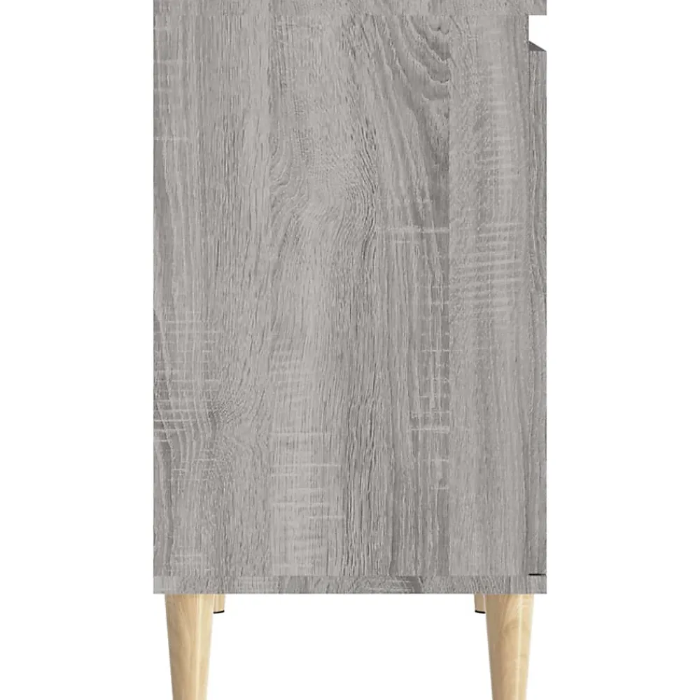 Meuble Wc|zmh Meuble d'évier sonoma gris 58x33x60 cm bois d'ingénierie